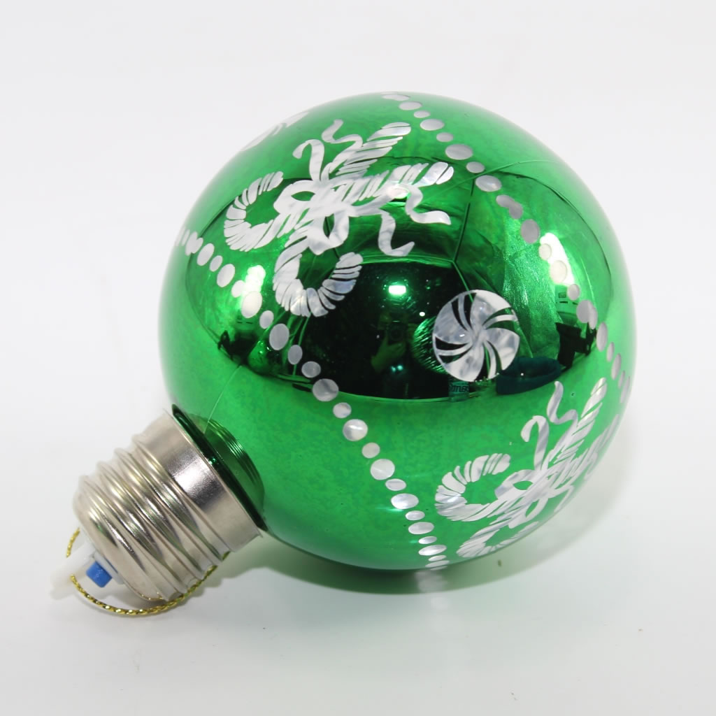 廠家供應圣誕節玻璃吊飾 led圣誕吊飾  圣誕球批發