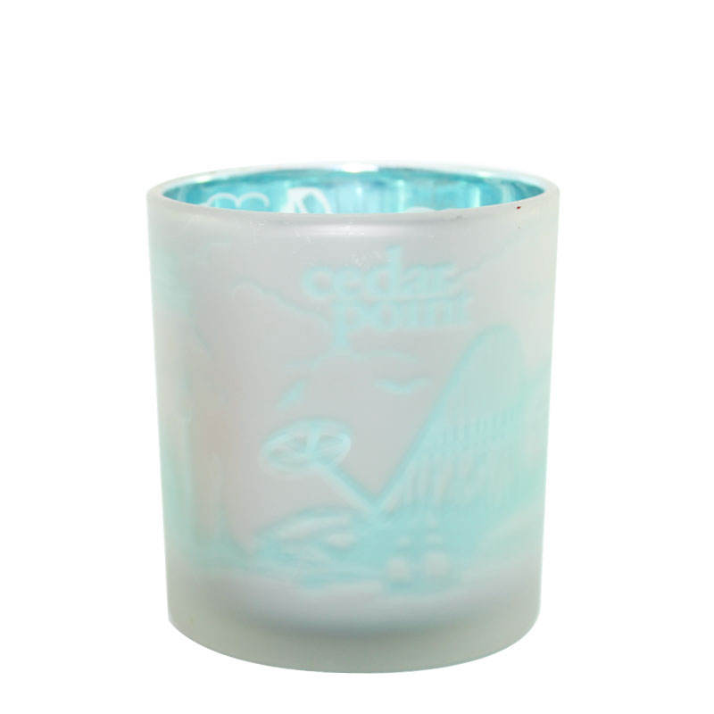 圣誕家居裝飾玻璃蠟燭杯
