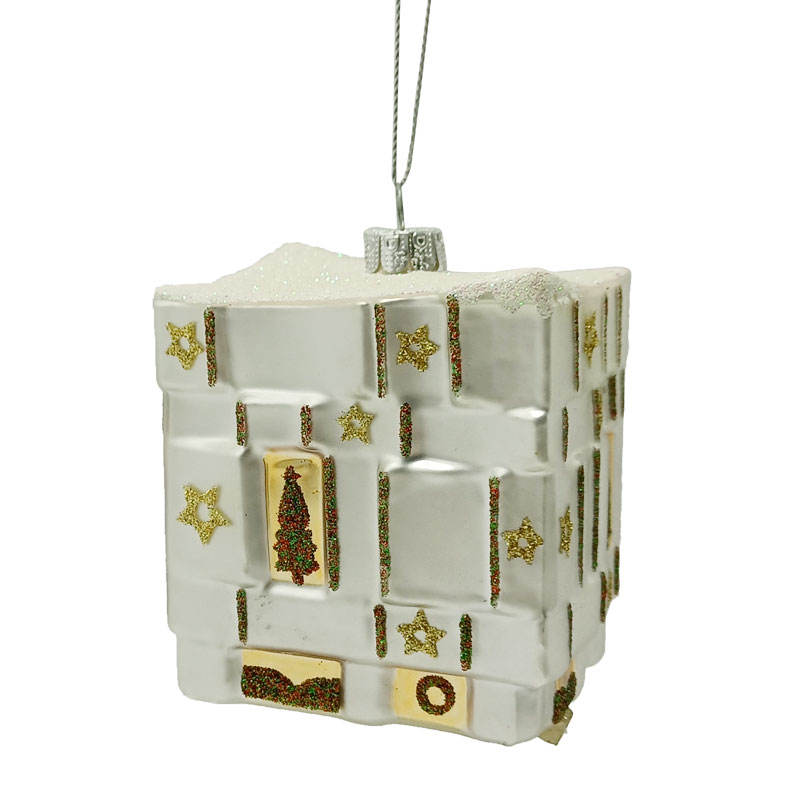 手工吹制玻璃圣誕飾品  圣誕節日禮品