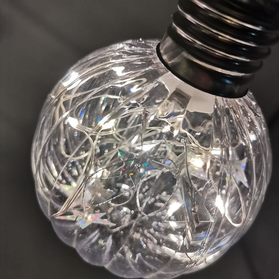LED 防碎透明圣誕球