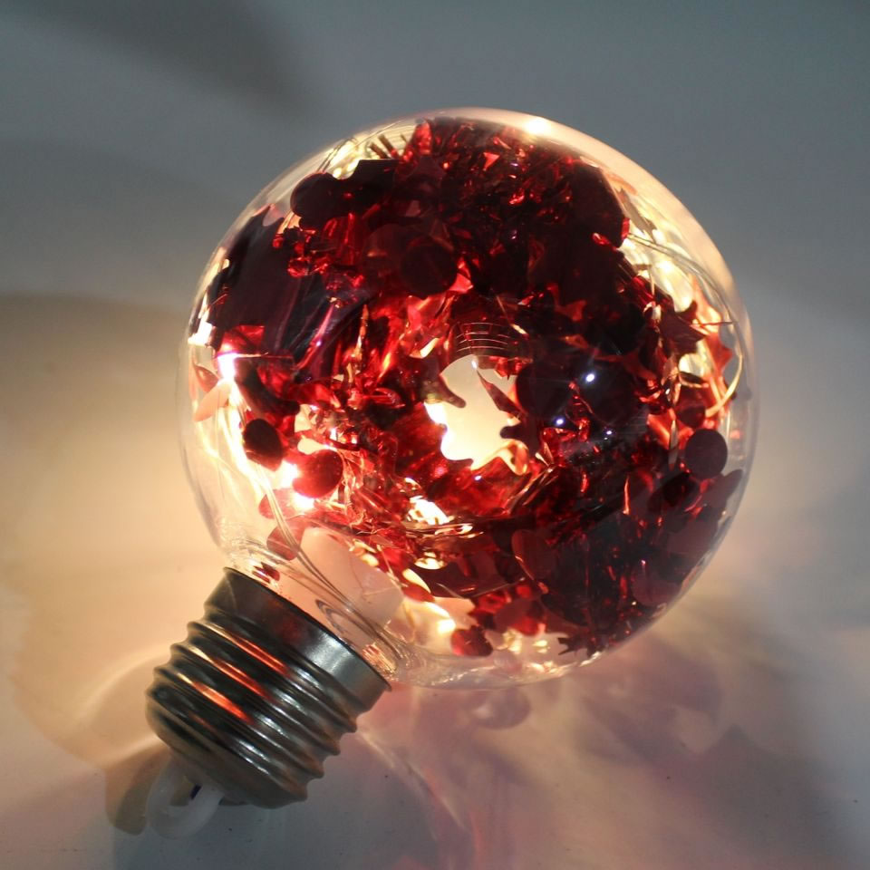 LED 防碎透明圣誕球