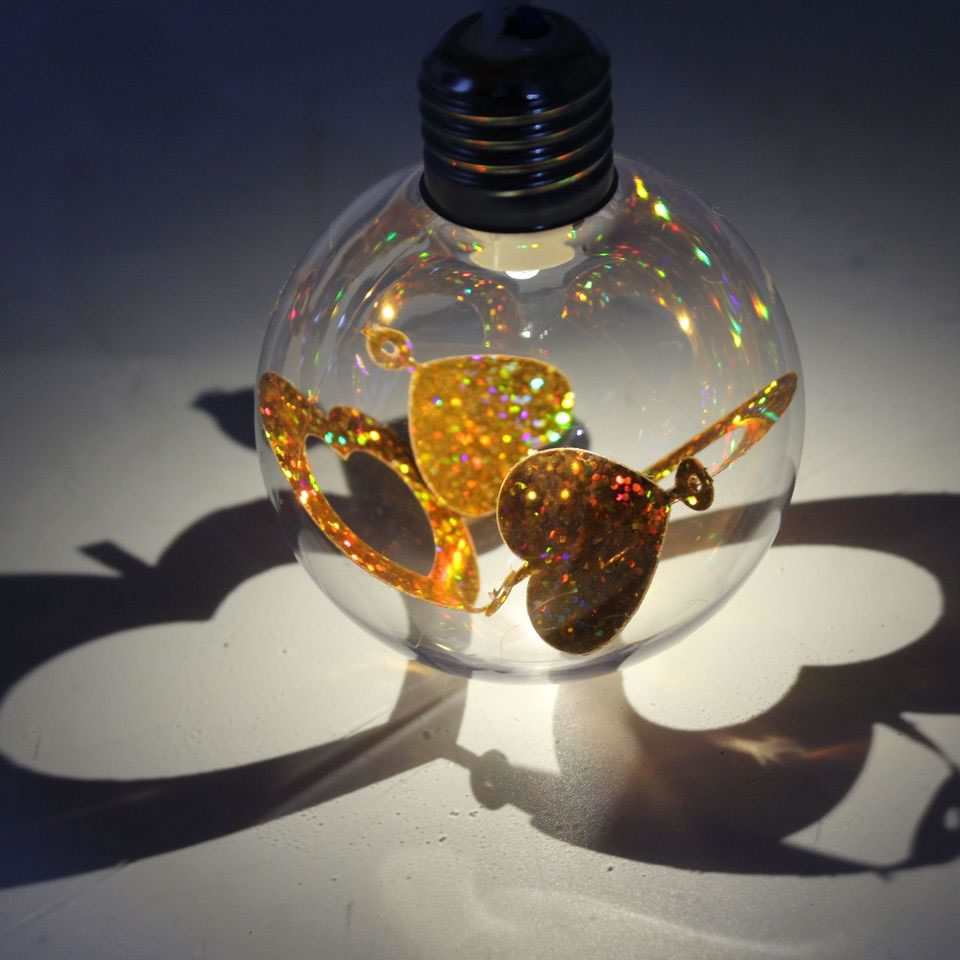 LED 防碎透明圣誕球