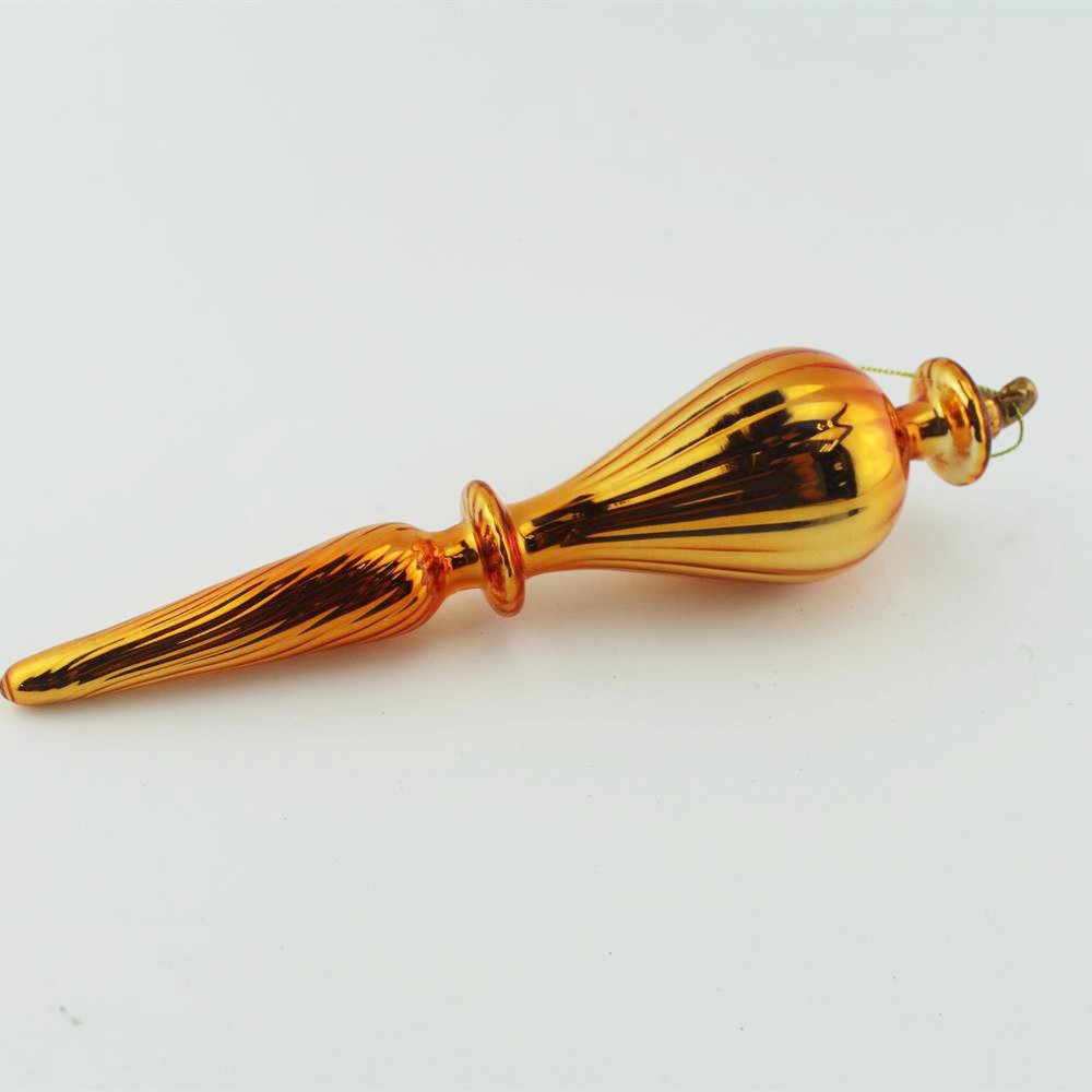 廠家直供手工吹制玻璃圣誕工藝品