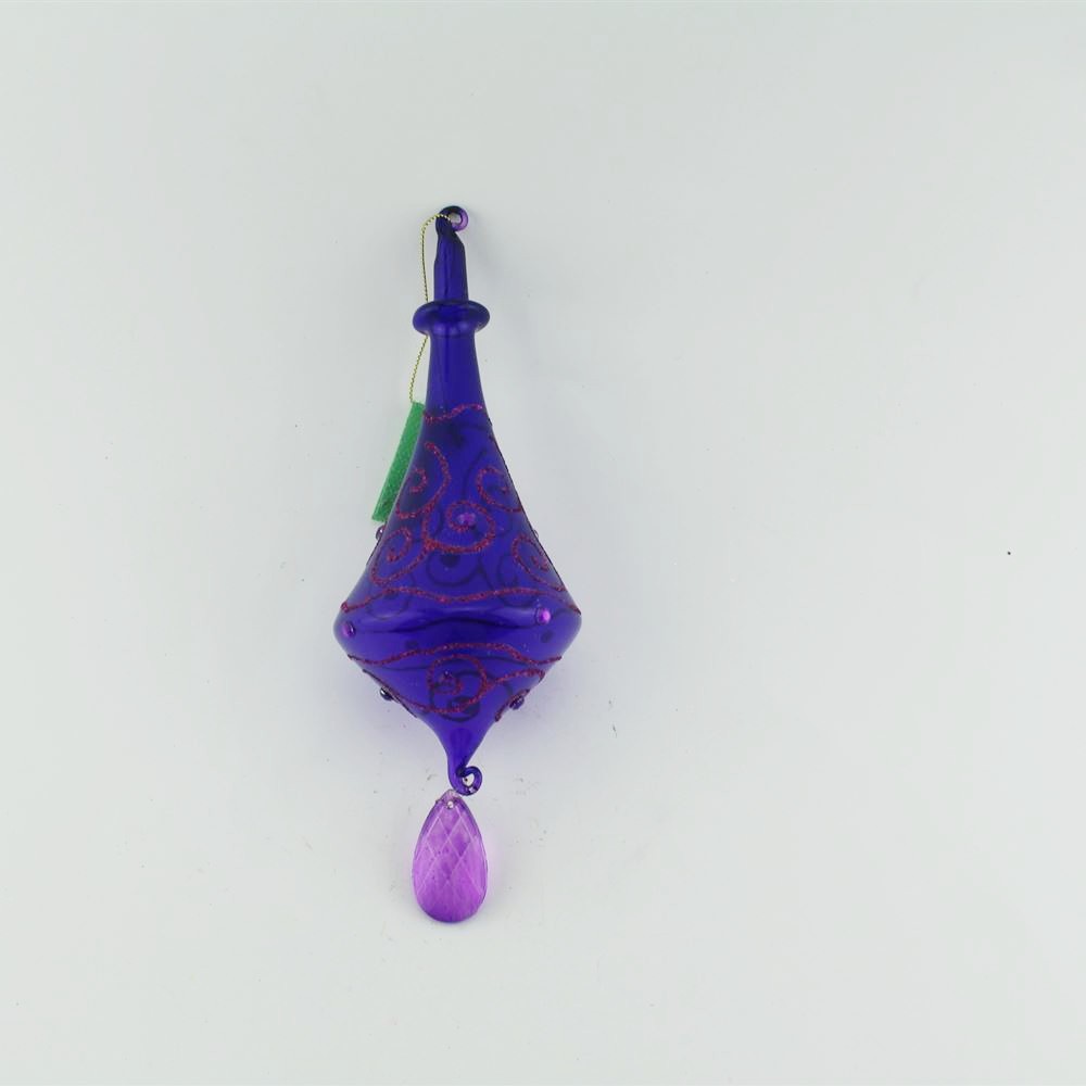 手工吹制玻璃圣誕球 玻璃工藝品 
