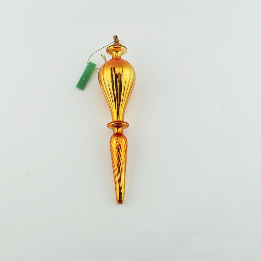 廠家直供手工吹制玻璃圣誕工藝品