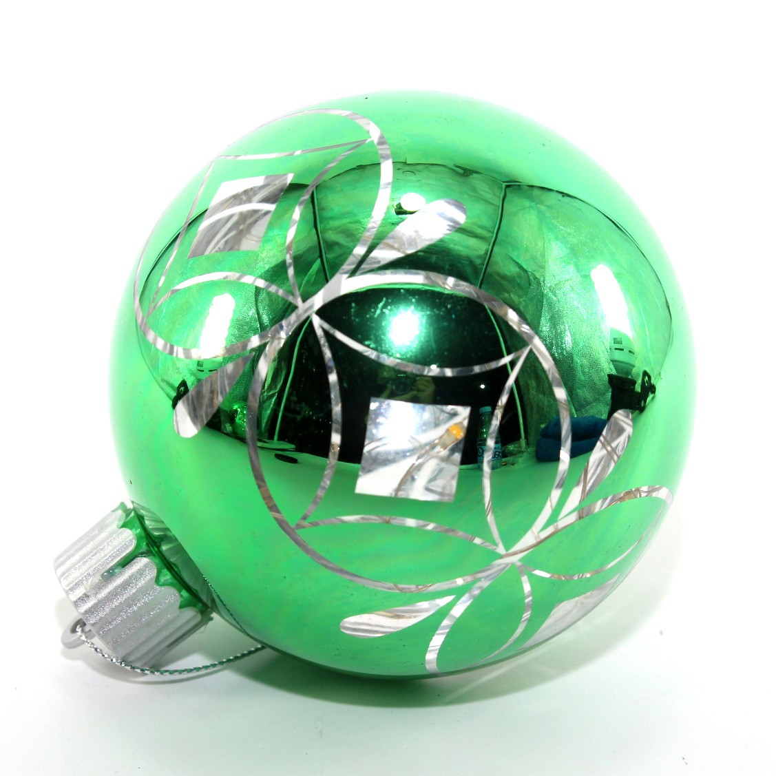 LED圣誕玻璃球創意工藝禮品激光雕刻圣誕球