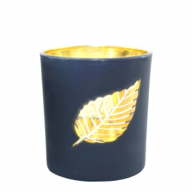 廠家供應精美工藝品玻璃蠟燭杯  圣誕擺件 