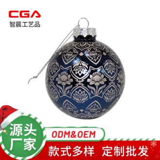 圣誕新品玻璃圣誕球